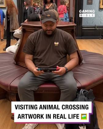 Lad travelled the world to visit all the Animal Crossing artwork in real life ✈️