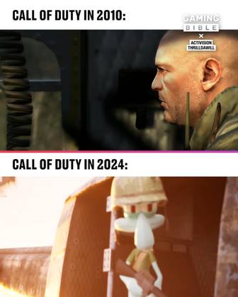 Call of Duty in 2010 vs Call of Duty in 2024