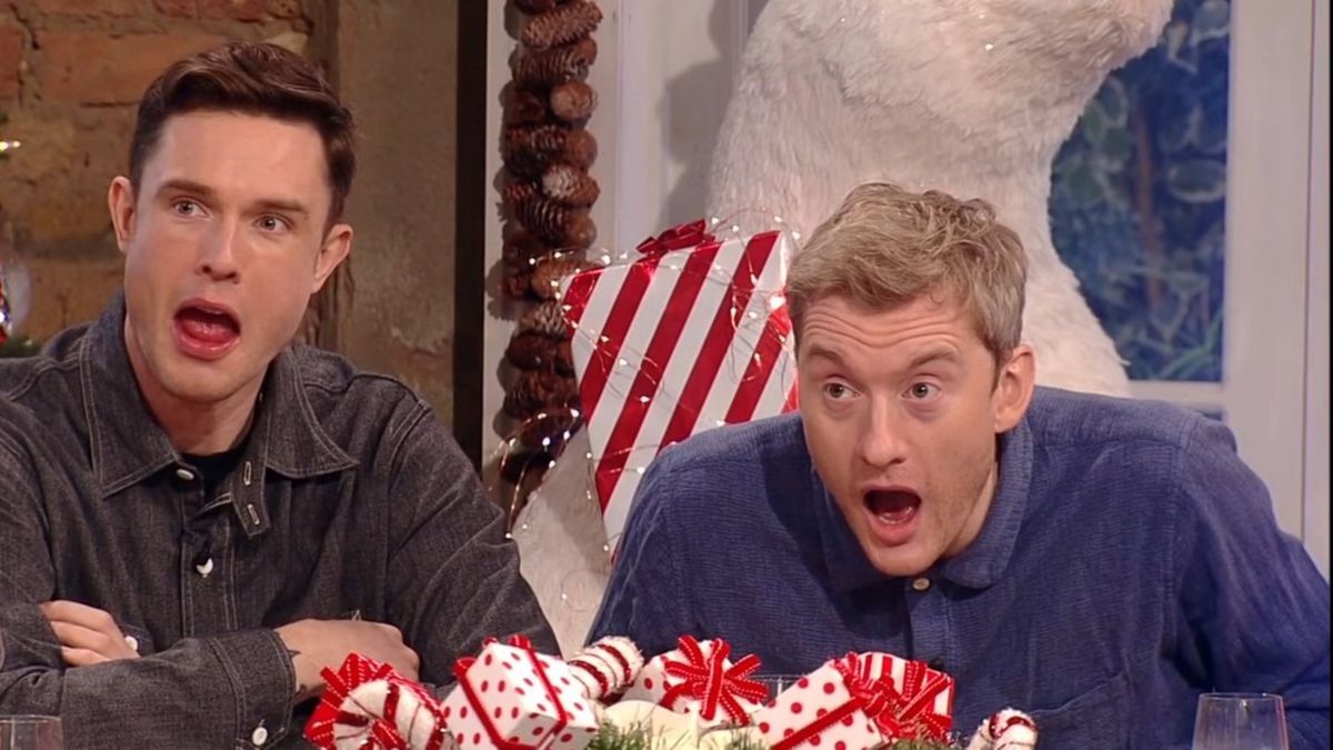 Image for James Acaster's Saturday Kitchen outburst leaves viewers divided as he destroys set