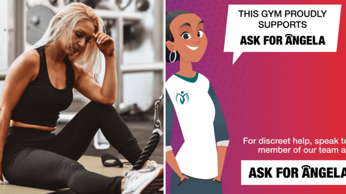 People can now 'ask for Angela' in the gym as posters are spotted in ...