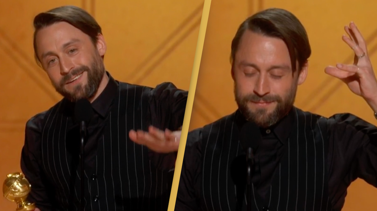 Kieran Culkin wins best supporting actor for A Real Pain at the Golden