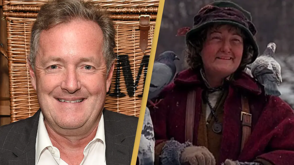 Piers Morgan forced to deny he is the pigeon lady in Home Alone 2