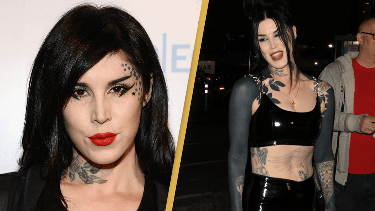 Kat Von D says she's spent almost 40 hours 'blacking out' her body to