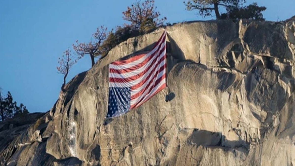 Reason why American flag is being hung upside down as a sign of 'distress' at Yosemite National Park