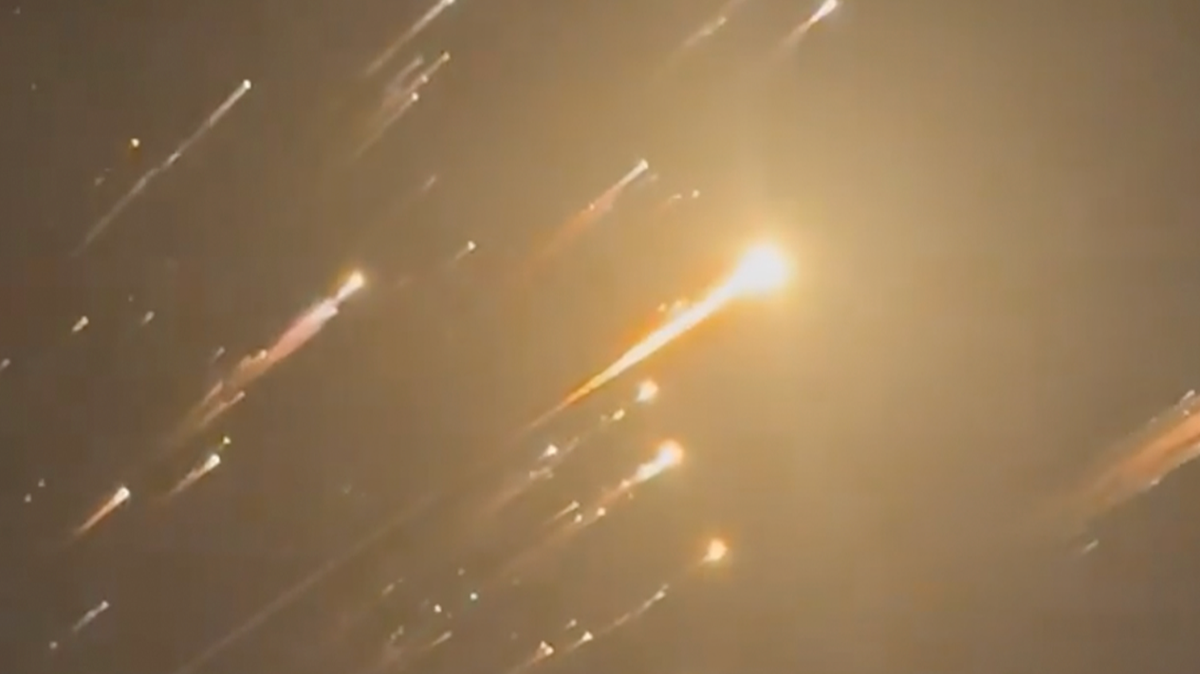 Horrifying moment Elon Musk's SpaceX rocket explodes and comes crashing down to Earth after losing contact with ground control