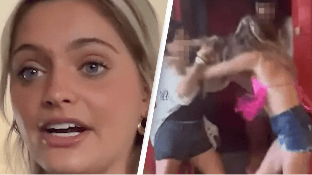 Woman said she was defending her mom during massive fight over porta