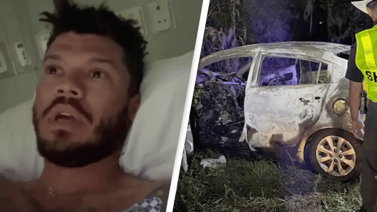 Man who rescued 3-year-old boy trapped in burning car recalls having to ...