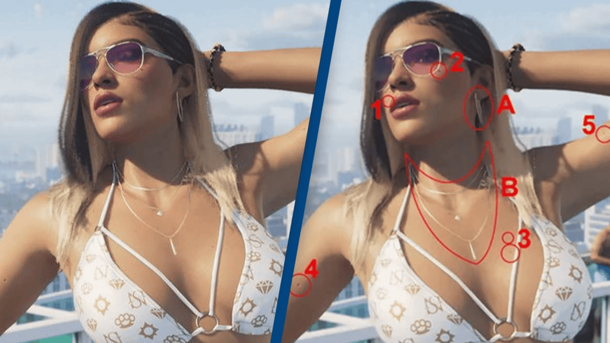 Fans Think They Ve Worked Out Who The Bikini Lady Is In The GTA VI Trailer Gta 6 Bikini Girl 
