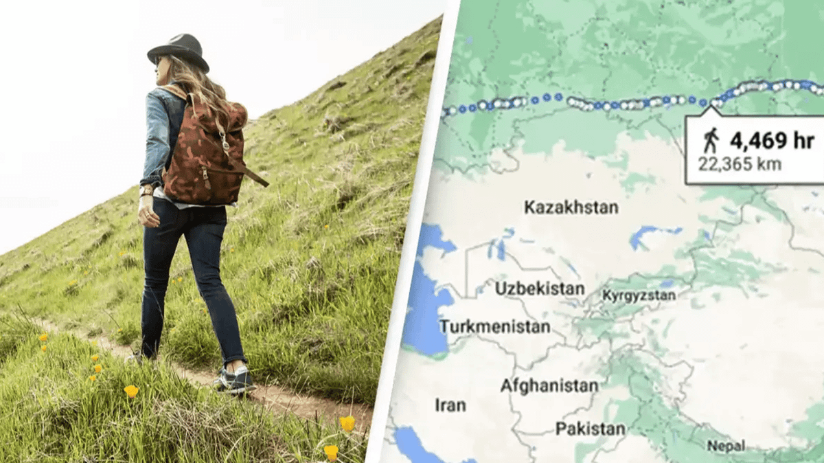 Longest walkable distance on Earth which no one is known to have completed