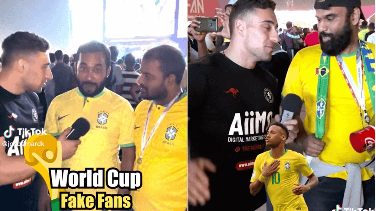 Fake World Cup fans