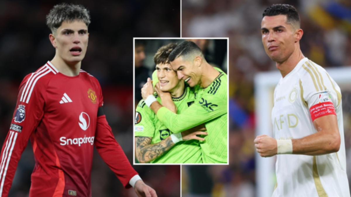 Alejandro Garnacho sends Man Utd fans into meltdown with two-word question to Cristiano Ronaldo on Instagram