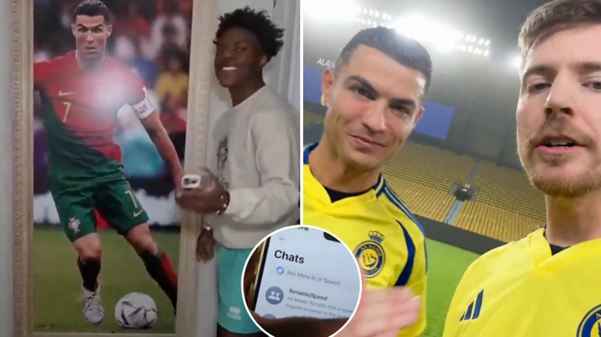 The text Speed sent to Cristiano Ronaldo has been leaked and fans are in stitches