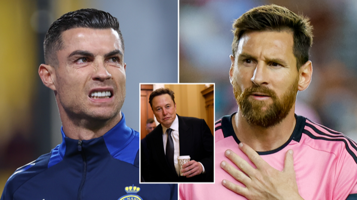 Cristiano Ronaldo appeared to aim brutal dig at Lionel Messi in eight-word message to Elon Musk