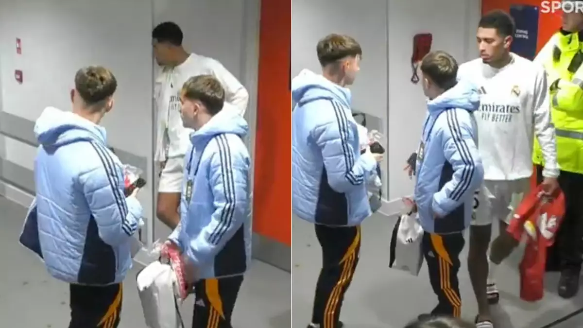 Jude Bellingham Waited Outside The Dressing Room After Everyone Else Had Gone To Get Liverpool