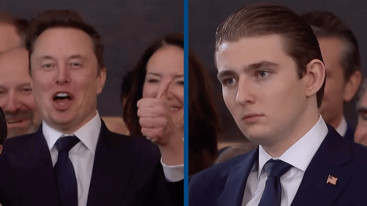 Viewers In Hysterics At Barron Trump s Reaction To Elon Musk s Bizarre Viewers in hysterics at barron trump s reaction to elon musk s bizarre