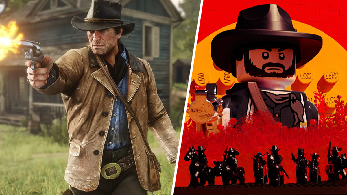 Red Dead Redemption 3 天哪，乐高 Red Dead 来了，它就是一切