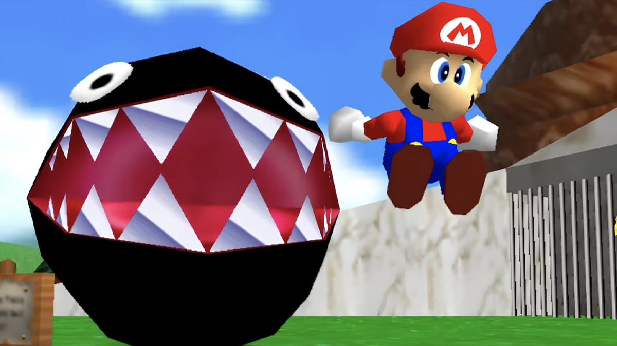 Super Mario 64 Remake benar 