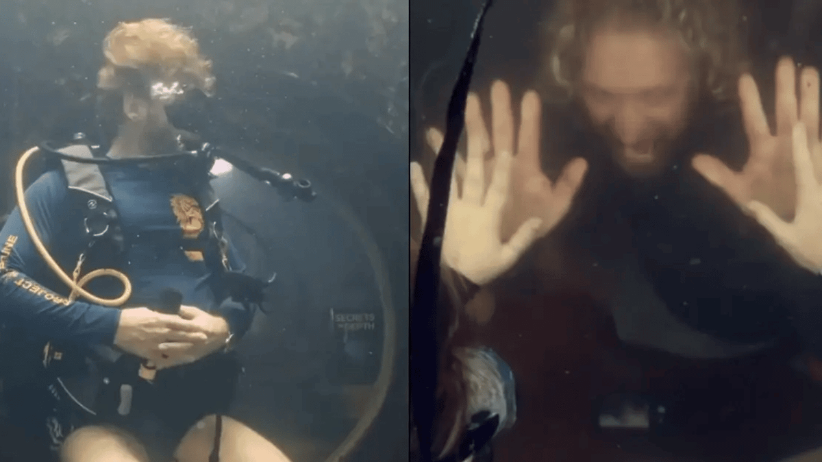 Man who decided to live underwater for 100 days reveals the shocking