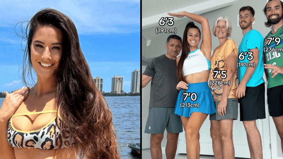 '7ft tall' adult star explains why she got whole family working on