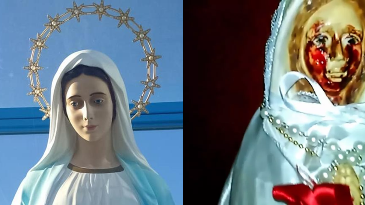 Vatican reveals truth behind Virgin Mary statue that crowds gathered to ...