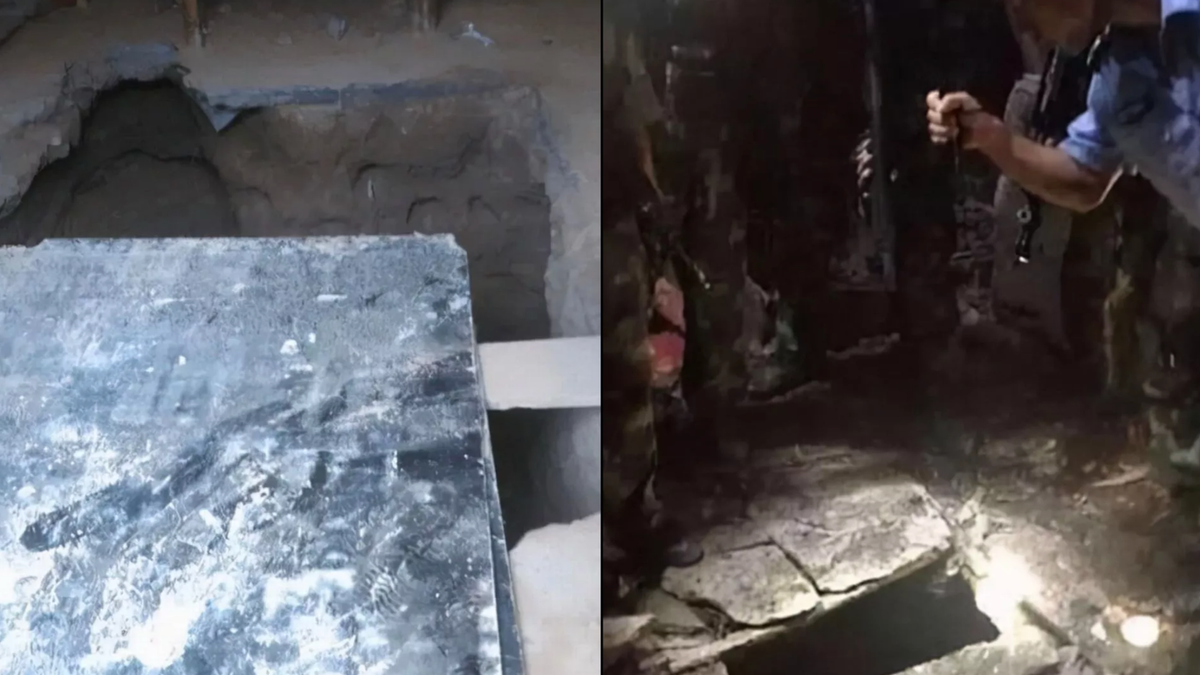 Police discover creepy pit in house that ends up 'destroying' entire ...