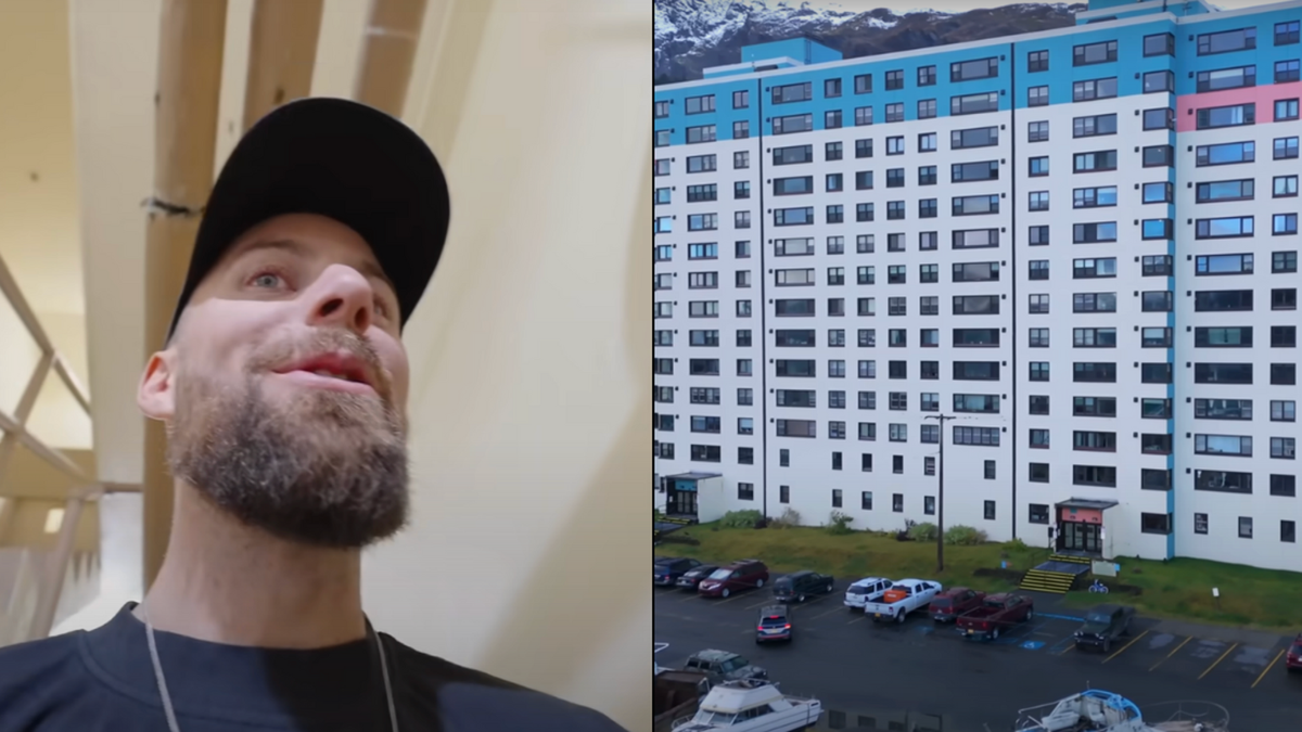 Man visits town where everyone lives in one building and residents don't leave for months to see how they survive