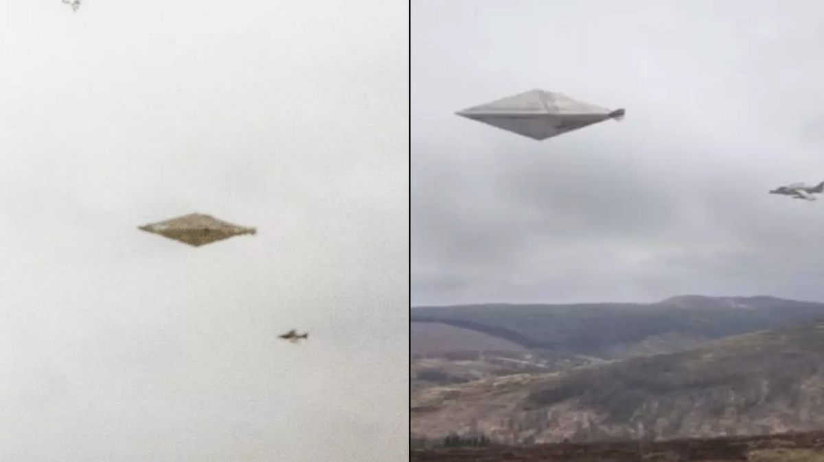 'World’s clearest UFO photo' taken in UK was hidden from public for ...