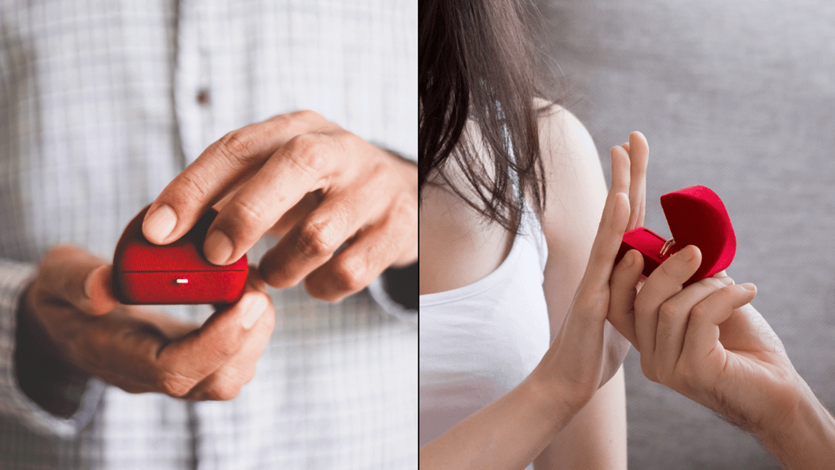 Man has proposal plan ruined after girlfriend's extremely awkward ...