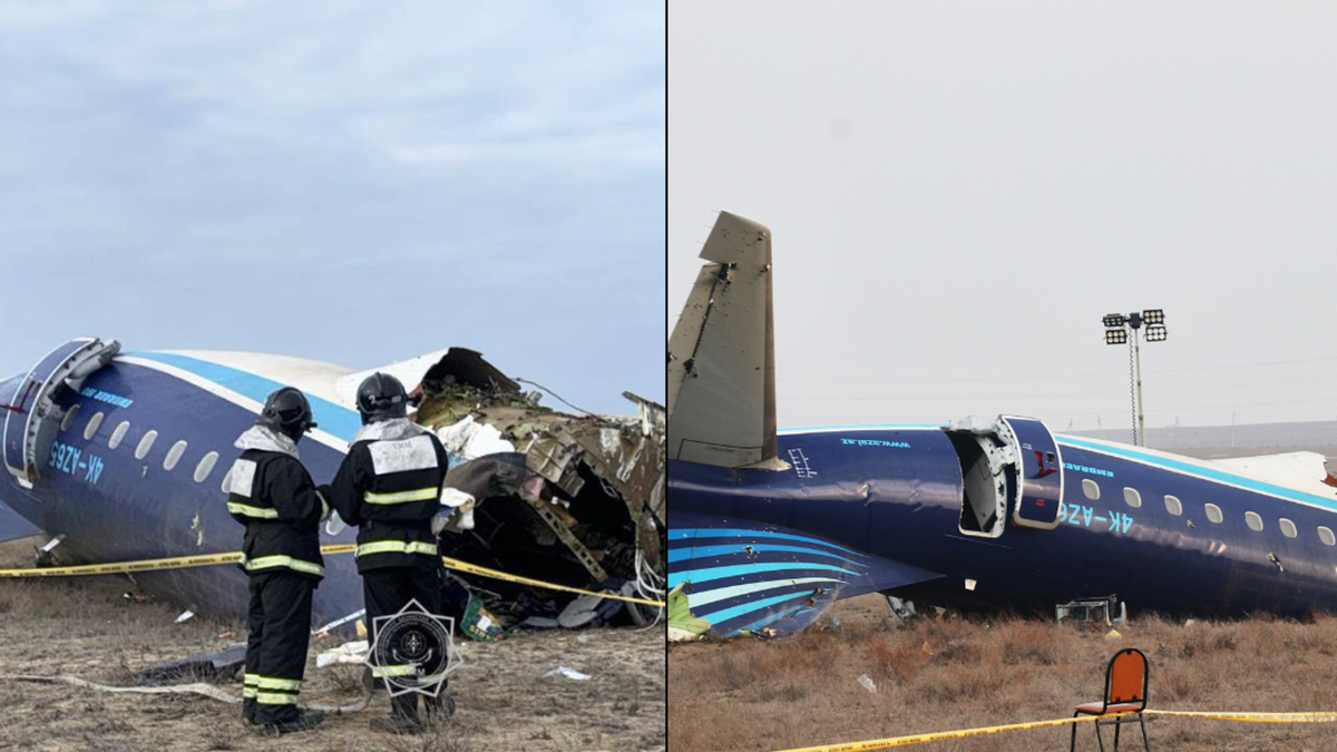 Survivor of Azerbaijan Airlines plane crash that killed 38 people recalls moment he realised he was alive