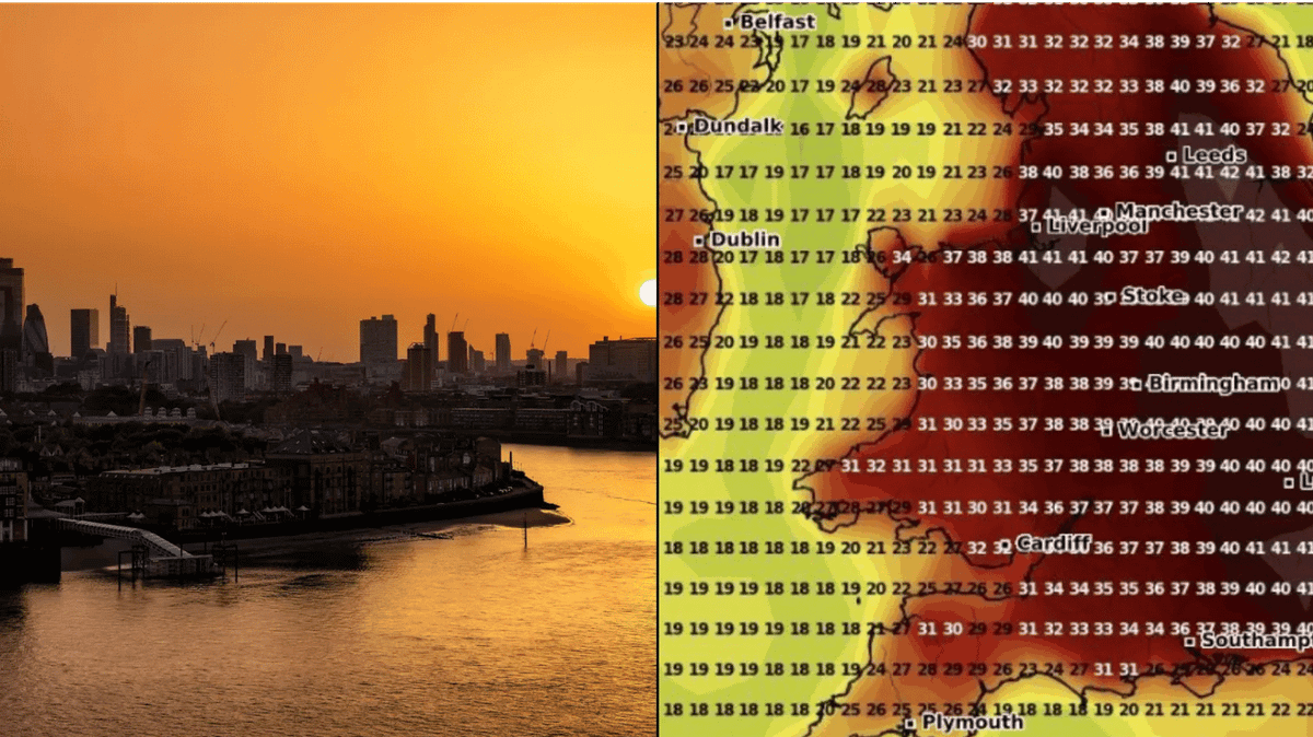 Dynamic Temperatures Could Hit 40c In Uk As Rare Red Heat Warning Issued Image Digital Art Dynamic Temperatures Could Hit 40c In Uk As Rare Red Heat Warning Issued Image Digital Art