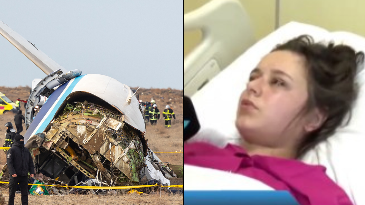 Survivor of Azerbaijan Airlines plane crash that killed 38 people recalls moment she felt ‘explosion close to leg’