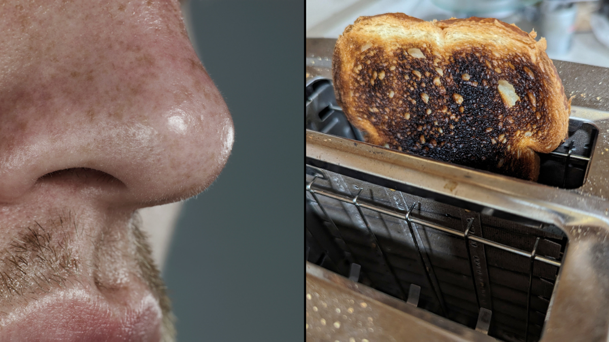 Why you should be worried if you can smell burnt toast even though it’s