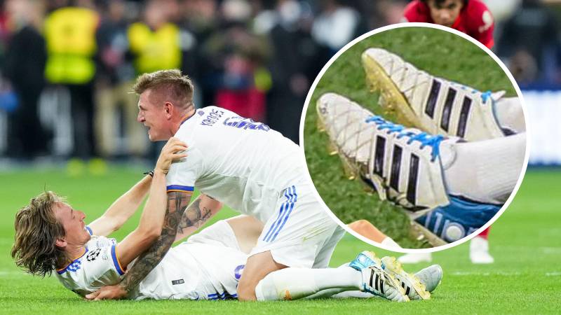 Buscar Arco iris ama de casa Toni Kroos' Old Adidas 11pro Boots Damaged In Champions League Final