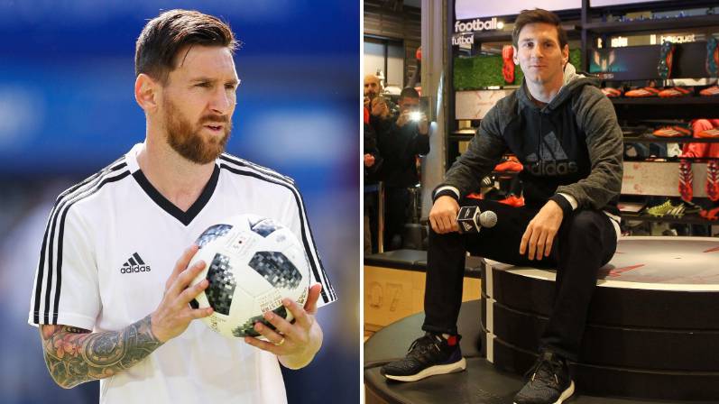 Delicioso hogar pestillo Lionel Messi switched from Nike to Adidas early in his Barcelona career  after 'trivial' request