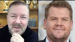 Ricky Gervais分享了“有史以来最糟糕的晚宴”詹姆斯·科登（James Corden）推文