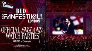 BUDX FIFA FAN Festival™ - 在FIFA世界杯期间支持英格兰的好地方