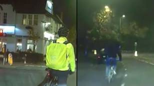 骑自行车的人跑红灯，但警察因“在20次享受58次命中58”面临更多批评