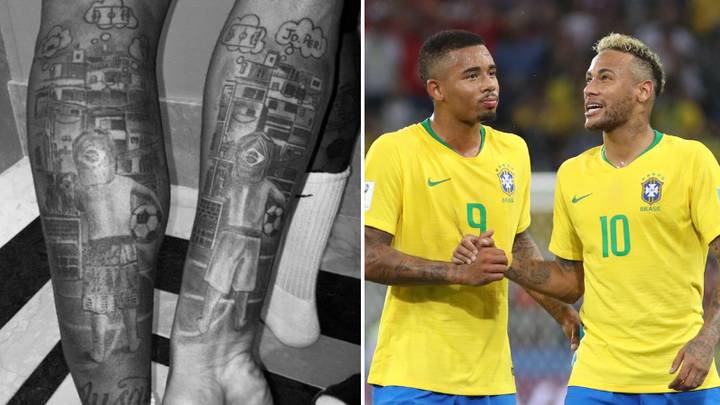 The Story Behind Neymar And Gabriel Jesus Matching Tattoos
