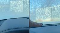 简单的挡风玻璃脱水技巧，可以从汽车内部完成