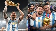 世界杯奖杯莱昂内尔·梅西（Lionel Messi）在创纪录的Instagram照片中取消了“loading=
