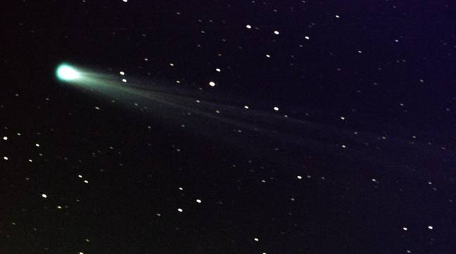 几千年来从未见过彗星。学分：NASA