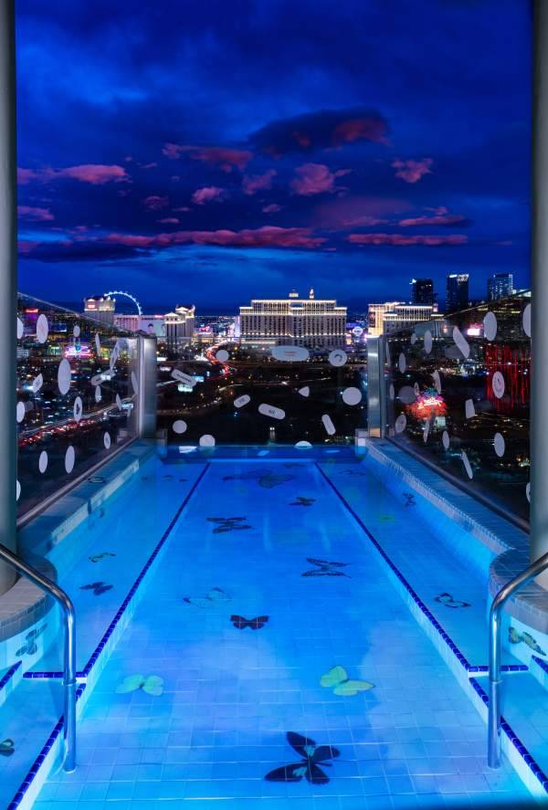 当然有一个私人游泳池。学分：Clint Jenkins/Palms Casino Resort