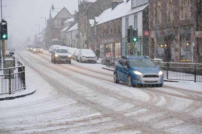 天气专家预测，下周英国部分地区的降雪量将大大降雪。学分：Craig Brown/Alamy Stock Photo