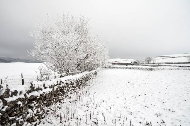 英国被雪击中。信用：PA图像/Alamy Stock Photo