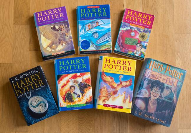 J k Rowling的《哈利·波特一系列书籍》的展示