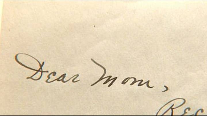 第二次世界大战的士兵76年前写信给妈妈的信终于交付了