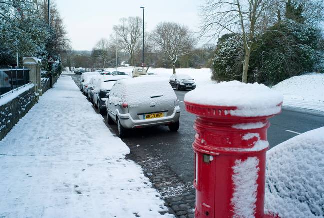 下周下雪将被降雪。图片来源：Rob Cousins / Alamy Stock Photo