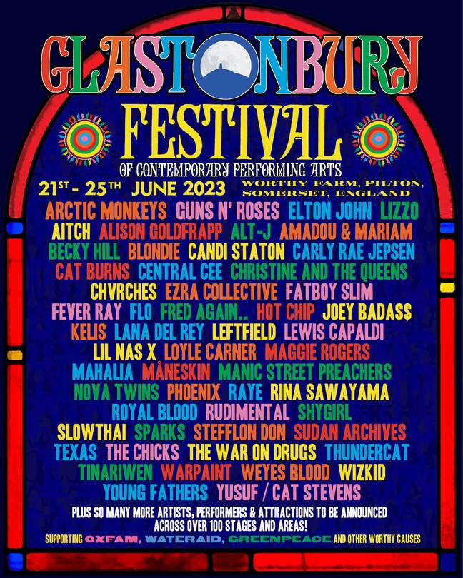Some have already pointed out that all three headliners are male artists. Credit: Glastonbury