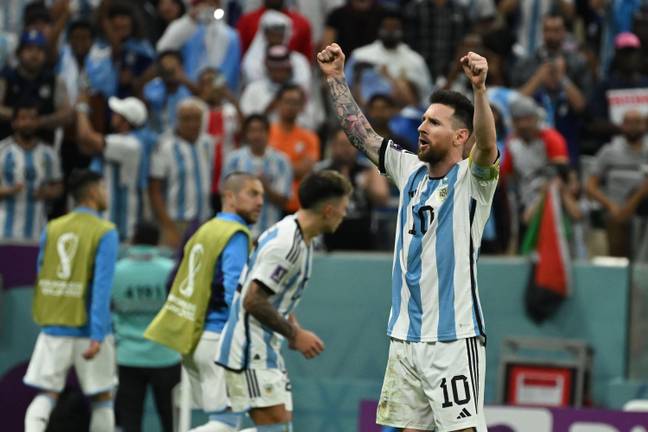 莱昂内尔·梅西（Lionel Messi）敦促国际足联在荷兰与阿根廷比赛之后放弃裁判。图片来源：SPP Sport Press Photo。/ Alamy Stock Photo