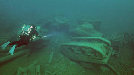 您知道多尼戈尔海岸附近有一个“水下坦克墓地”？